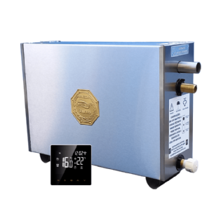 Sauna a Vapor 9kw Inox com Painel Smart Bifásica 220v Impercap