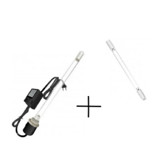 Kit Germicida Uv 16w Para Desinfecção de Caixa D'água + Lâmpada Extra
