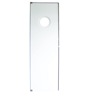 Porta para Sauna Inox Branca Pratic Impercap