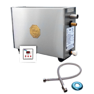 Sauna a Vapor Elétrica 12kw Monofásico Inox com Comando Digital Impercap