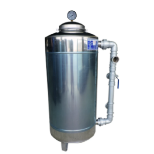 Filtro de Caixa d'água para Entrada Central 5.000 l/h Inox Tecsol