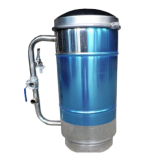 Filtro de Caixa d'água para Entrada Central 500 l/h Inox Tecsol