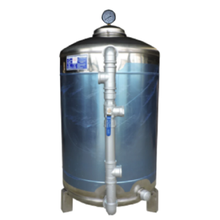 Filtro de Caixa d'água para Entrada Central 10.000 l/h Inox Tecsol