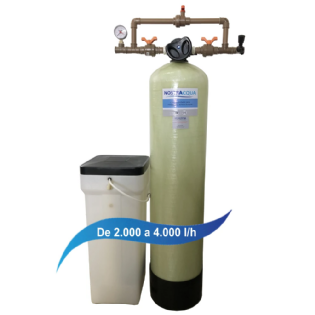 Filtro Abrandador 2,0 a 4,0 m³/h redutor de Dureza de água Nostraacqua