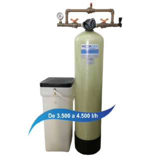 Filtro Abrandador de Água 3,0 a 4,5 m³/h para Remoção de Nitrato e Sulfato Nostraacqua